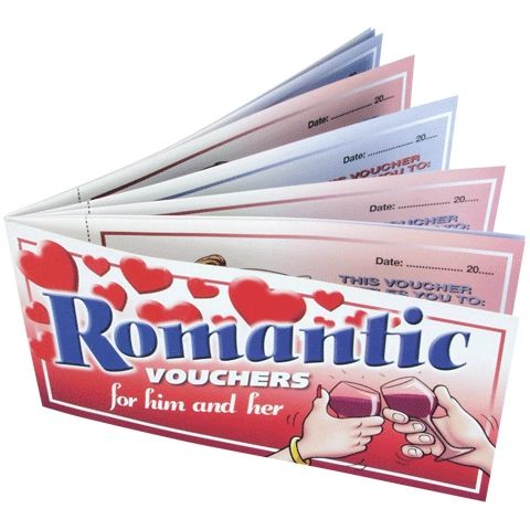 Romantic Vouchers, Coupon Booklet - Love Gifts - Valentines