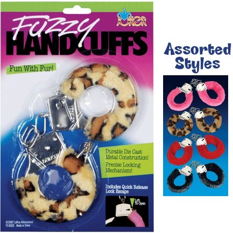 Furry Handcuffs - Fun with Fur! - Romantic Novelty Gifts - Adult Play