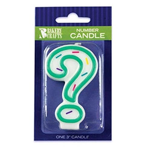 BOGO SALE - Question Mark ? No Age Birthday Candle