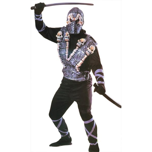 Adult Ninja Annihilator Zombie Costume with Mask - Halloween Sale - under $20