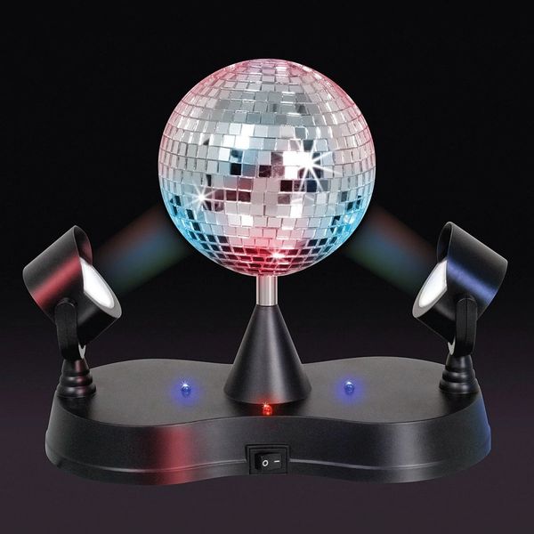 SALE - LED Disco Light Mirror Ball - Dance Floor Party Decorations - Disco Fever