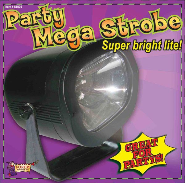 Party Mega Strobe Super Bright Light - Party - Club - Disco - Dance - Halloween - New Years