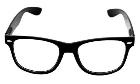 Nerdy Glasses - Geeky, Black Glasses - Purim - Halloween Sale