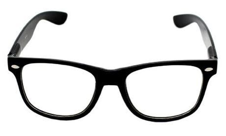 *Black Nerdy Glasses Costume Accessory - Geeky, Dweeb - Halloween