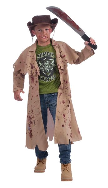 Zombie Hunter Boys Costume, Medium - Halloween Sale - under $20