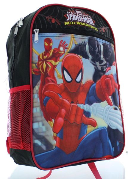 Marvel Spider-Man Backpack, Travel Bag, School Bag, 15in
