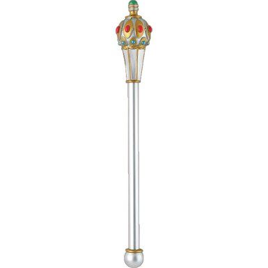 Deluxe Scepter for a King, 19in - Royal - Purim - Halloween Spirit