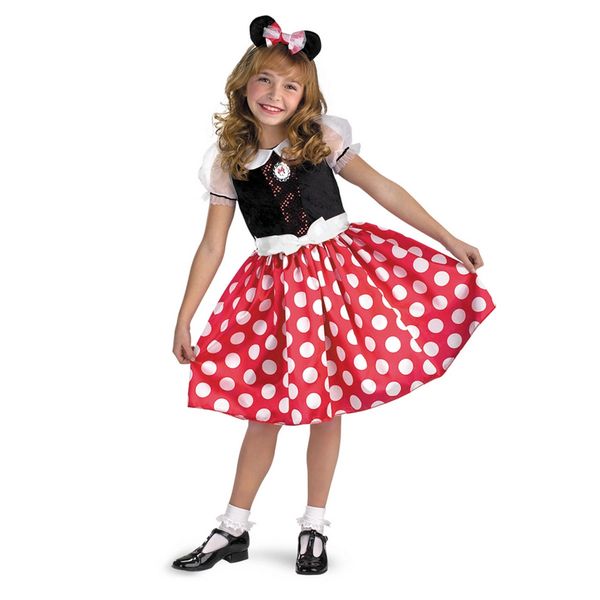 *Deluxe Minnie Mouse Costume, Girls Small - Halloween Sale