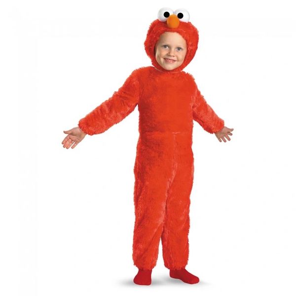 Sesame Street, Furry Elmo Plush Toddler Costume, Red, 12-18m - Halloween Sale - under $20