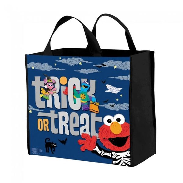 *Sesame Street Elmo Gusset Tote Trick or Treat Bag - Halloween