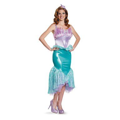 Deluxe Princess Ariel Mermaid Costume - Large - Halloween Sale