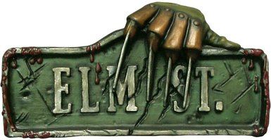 *Nightmare On Elm St. Sign, 16in - Halloween Decorations