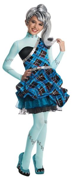 Deluxe Monster High Frankie Stein Sweetie Costume & Wig - Licensed - Halloween Sale