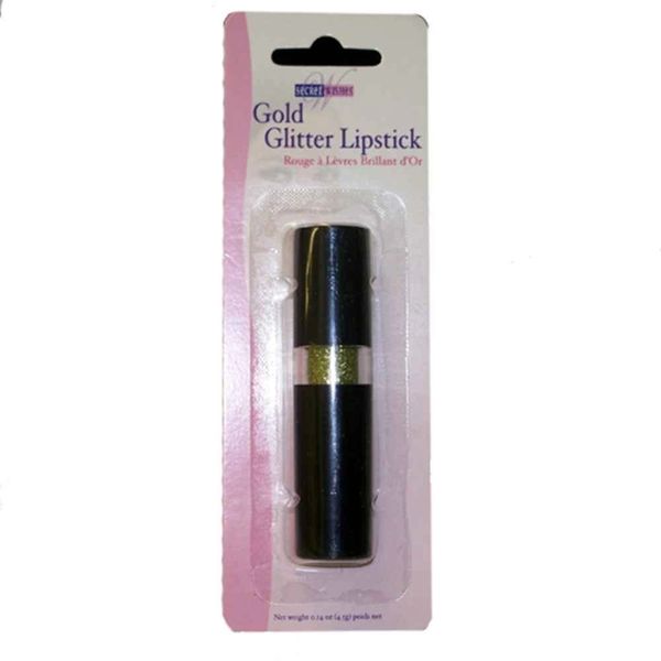 BOGO SALE - Gold Glitter Lipstick - Body Makeup - Purim - Halloween Sale
