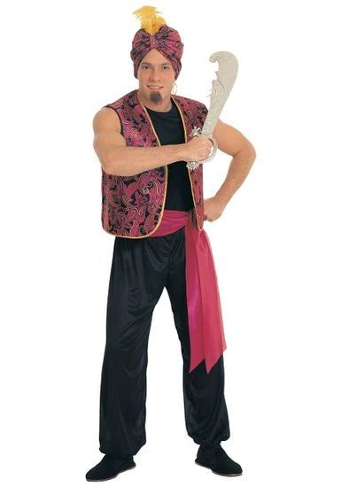 *Arabian Sultan Costume, Men's - Aladdin - Couples Costumes - Halloween Sale