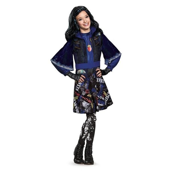 *Deluxe Descendants Evie Isle of the Lost Costume, Girls Small - Halloween