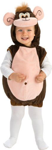 Monkey Costume, Infant Kids- (1-2 Years) - Halloween Sale - under $20