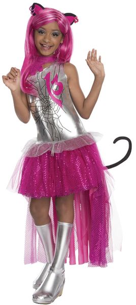 Monster High Catty Noir Costume, Girls - Licensed - Halloween Sale - under $20