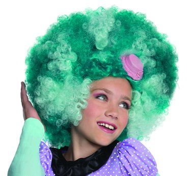 *Monster High Honey Swamp, Green Afro Wig, Girls - Halloween Sale