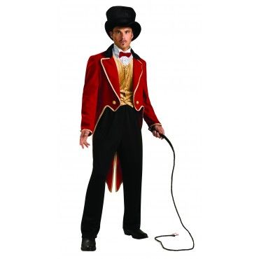 *Deluxe Circus Ringmaster Costume, Men's - Halloween Sale