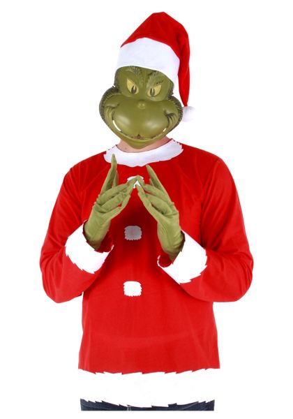 Dr Seuss How the Grinch Stole Christmas Costume - Large/XL - Halloween Sale