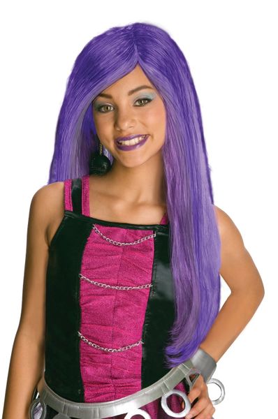 Monster High Spectra Vondergeist Purple Wig, Girls - Licensed - Halloween Sale