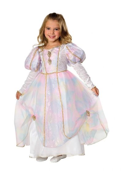 Deluxe Rainbow Princess Fairy Tale Costume, Girls - Purim - Halloween Spirit - Snow Angel - Unicorn