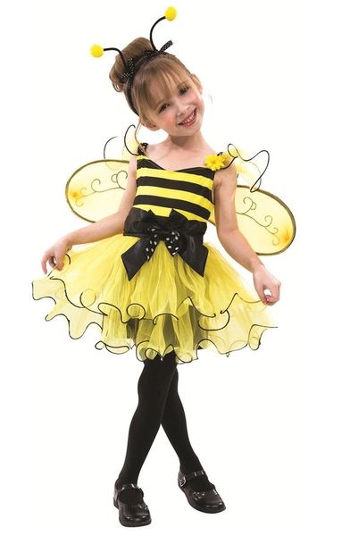 Deluxe Bumble Bee Costume, Girls 18-24 months - Halloween Sale - under $20