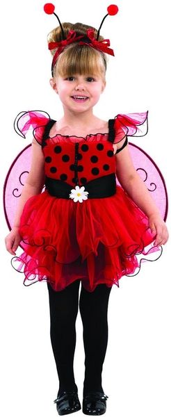 Ladybug Costume, Toddler Girls Size 18-24months - After Halloween