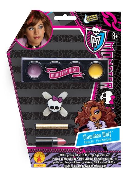 Monster High Clawdeen Wolf, Face Paint Makeup Kit - Licensed - Halloween Sale