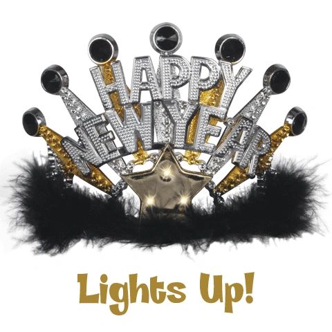 BOGO SALE - Flashing Lite Up Happy New Year Tiara
