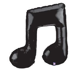 *Jumbo Music Note Super Shape Balloon, 40in - Instrumental