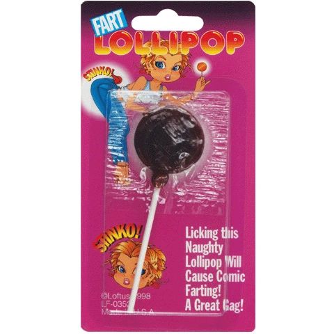 BOGO SALE - Fart Lollipop Prank, 2 Lollipops