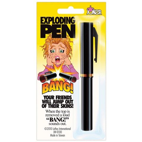 BOGO SALE - BANG! Exploding Pen Prank - April Fools Jokes