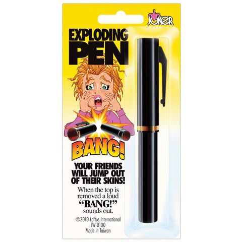 *BANG! Exploding Pen Prank - April Fools Jokes