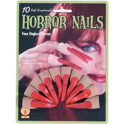 BOGO SALE - Red Horror Nails - Devil - Witch - Halloween Sale