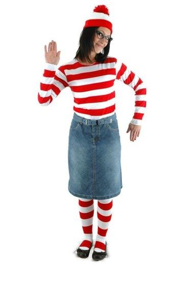 Where's Waldo's Where's Wenda? Kit Women's Costume - Halloween Sale - under $20