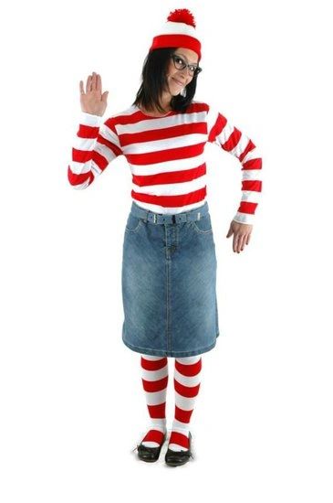 *Where's Waldo's Where's Wenda? Costume, Women's - After Halloween Sale