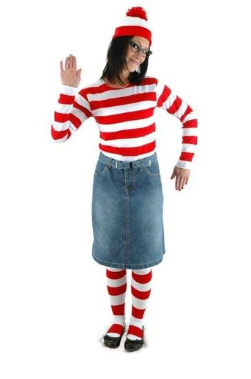 *Where's Waldo's Where's Wenda? Costume, Women's - Halloween Sale