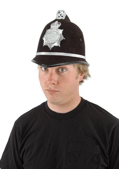 British Bobby Police Helmet - Purim - Halloween Sale