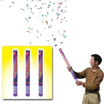 Giant Confetti Cannon Twist Poppers, 24in - 2ct - Party Sale