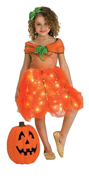 Twinkle Pumpkin Princess Light-Up Costume, Girls - Halloween Sale