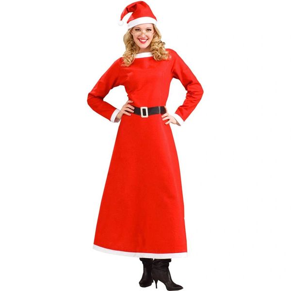 *Plus Size Simply Mrs Santa Clause Costume - Christmas Holiday Red Dress - After Halloween Sale