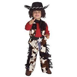 Cowboy Costume, Boys Small - Halloween Sale - under $20