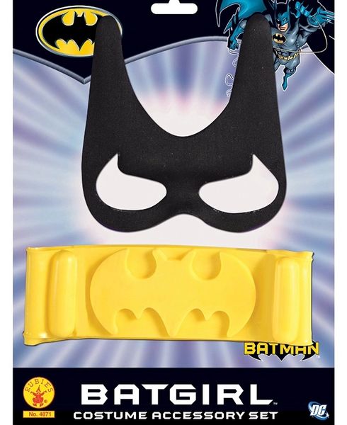 *Batgirl Costume Accessory Kit, Girl's - Halloween