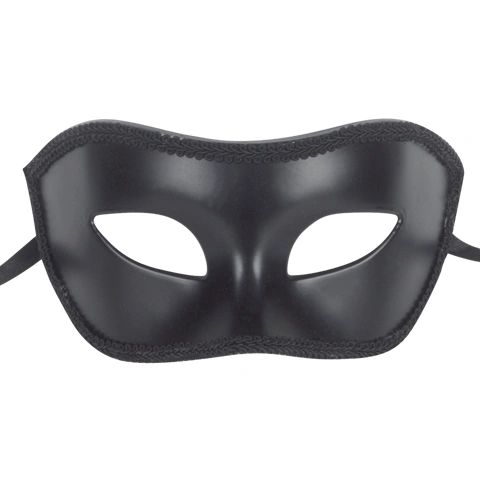 Costume Sale - Black Eye Mask - Masquerade Mask Accessory - Purim - Halloween Spirit - under $20