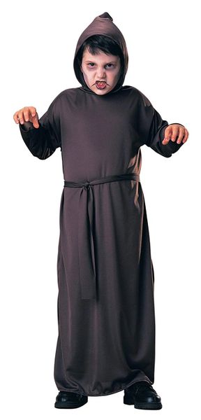 *Brown Hooded Robe Costume, Boy's - Halloween