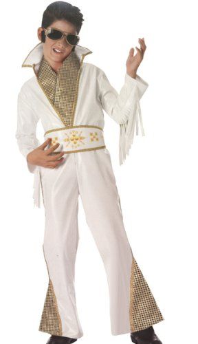 *Rockstar Costume, Boys Large - Halloween Sale - Elvis