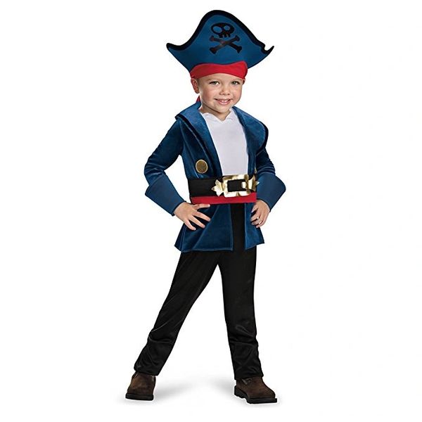 *Deluxe Captain Jake Costume with Hat Toddler Boys 3T-4T - Halloween