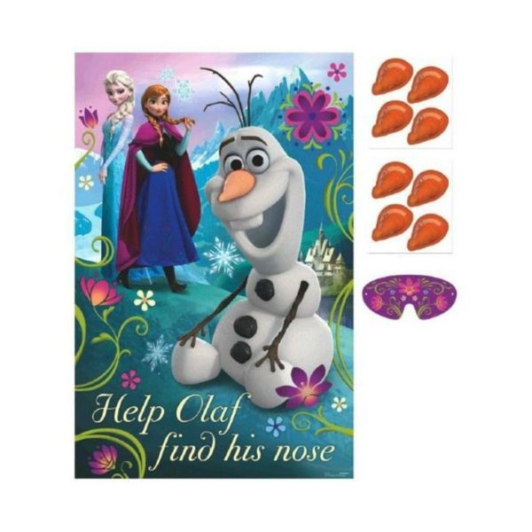 Disney Frozen Birthday Party Games, with Elsa & Anna (Help Olaf find his nose) - Party Sale